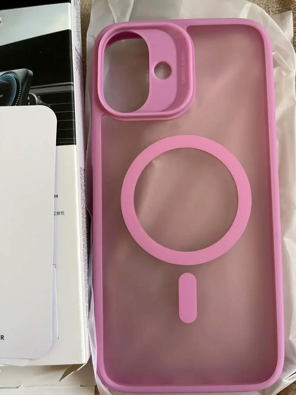ESR Classic Series Hybrid Case (HaloLock) for iPhone 16 Plus - Frosted Pink